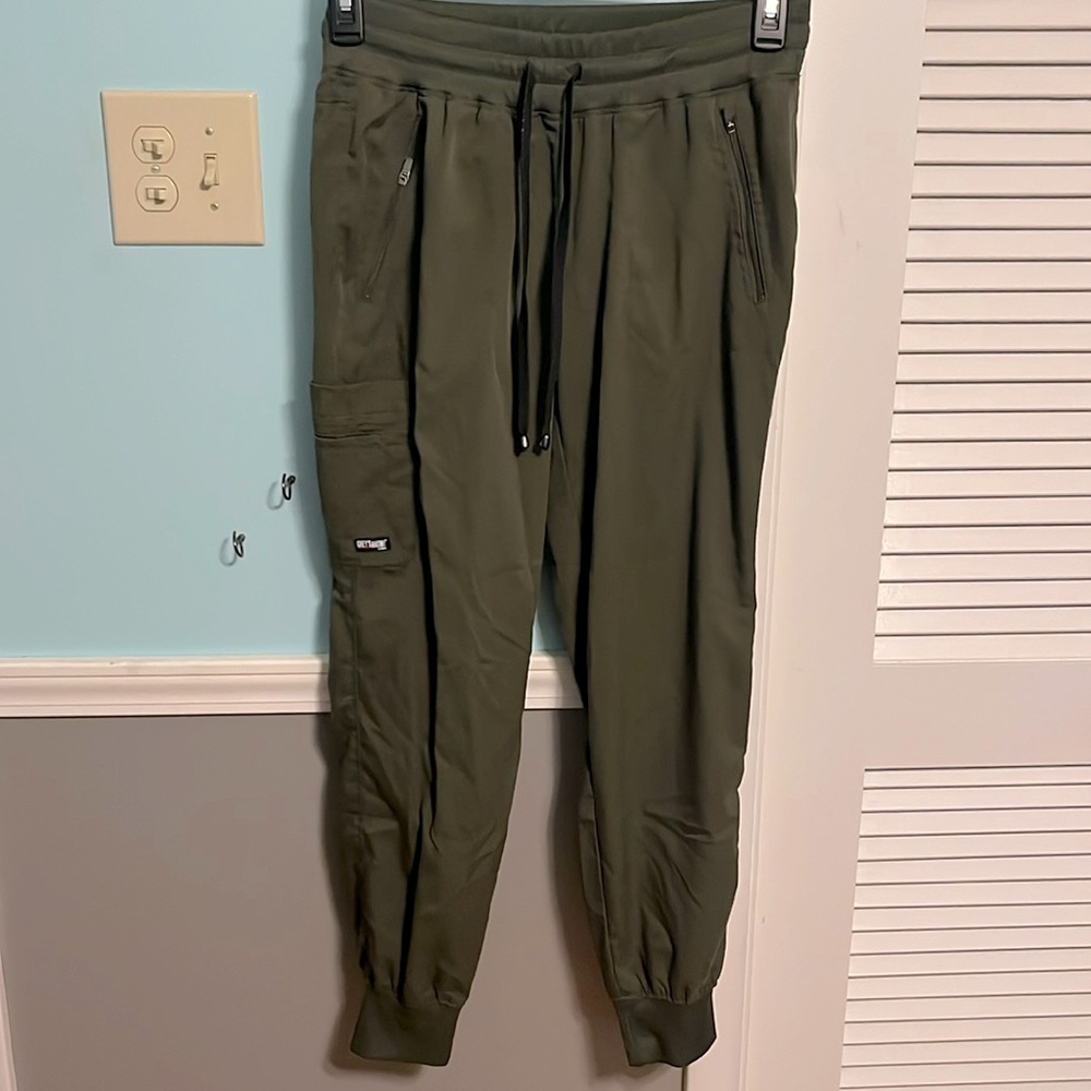 Gray’s Anatomy Army Green Scrub Jogger Pants Sz. S